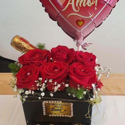 Box especial 6 + champaña